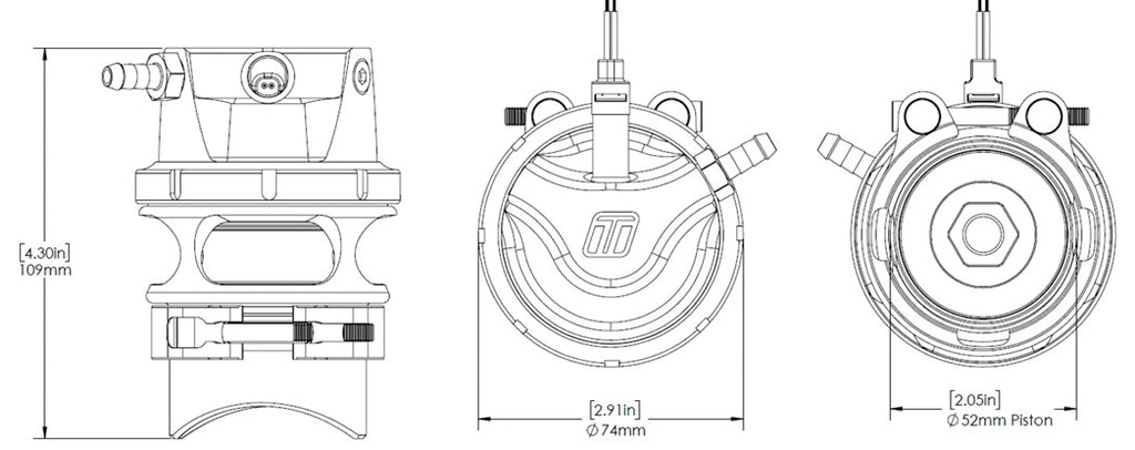 Turbosmart - Turbosmart - GenV RacePort EM Valve - TS-0224-1135 | DM Performance