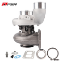 PSR - Billet 363D 366D 369D DUAL CERAMIC BALL BEARING Turbo with 90° Elbow Outlet Compressor
