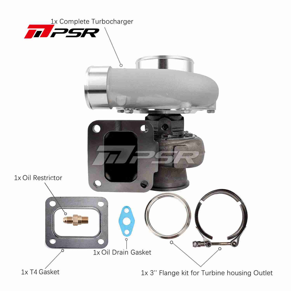 PSR - 3576 Gen2 Dual Ball Bearing Turbocharger