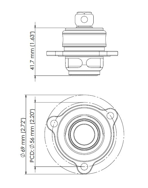 Turbosmart - Kompact Plumb Back Valve (Diverter Valve) Suit Ford Fiesta 1.6L EcoBoost