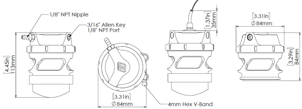 Turbosmart - Turbosmart - GenV ProPort BOV - TS-0208-1112 | DM Performance
