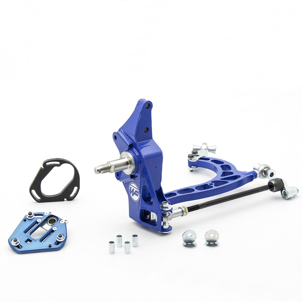 Wisefab - Nissan S13 Front V2 Drift Angle Lock Kit with Rack Offset Spacers