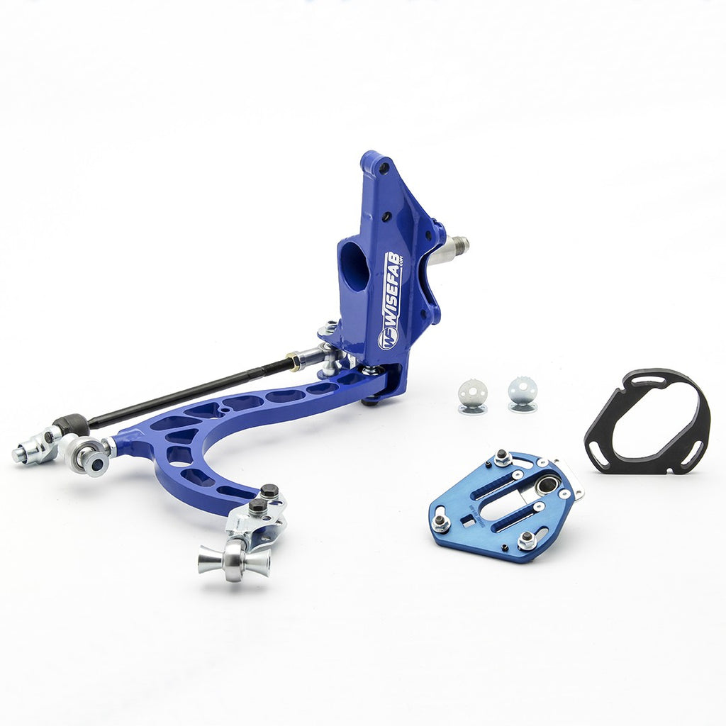 Wisefab - Nissan S14 S15 Front V2 Drift Angle Lock Kit with Rack Offset Spacers