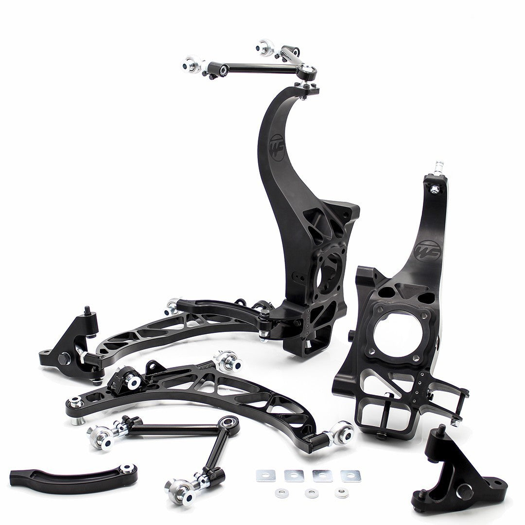 Wisefab - Nissan R35 GT-R Front Suspension Drop Knuckle Kit