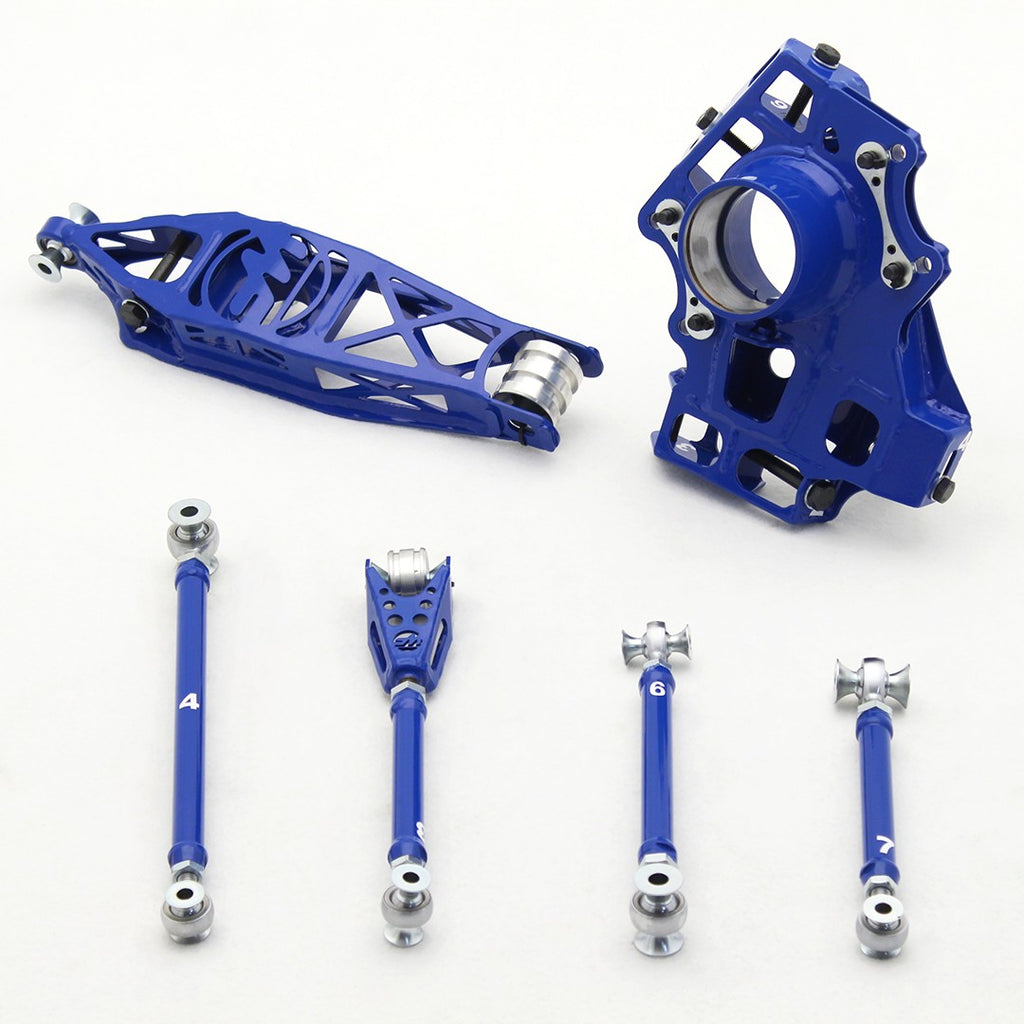 Wisefab - BMW E90 E92 E81 E82 Rear Suspension Drop Knuckle Kit