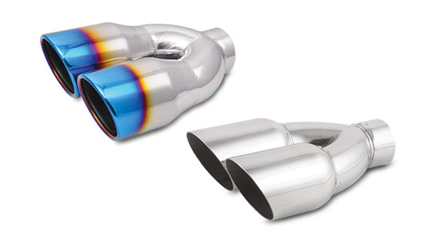 Vibrant - Dual Outlet Weld-On Exhaust Tips