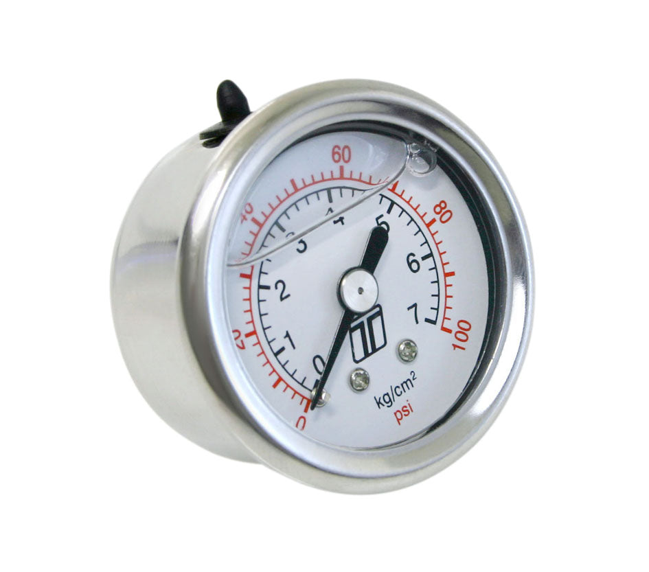 Turbosmart - 0-100psi Liquid Filled Fuel & Oil Pressure Gauge