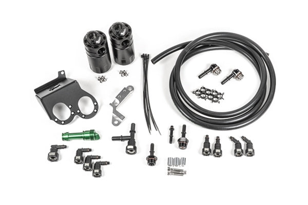 Radium - Direct-Fit Dual Catch Can Kit for 2015-2019 Chevrolet Corvette C7 Z06 (LT4)