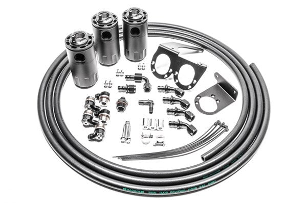 Radium Engineering - Radium - Direct-Fit Catch Can Kits for Nissan R35 GT-R (VR38DETT) - 20-0565-FL | DM Performance