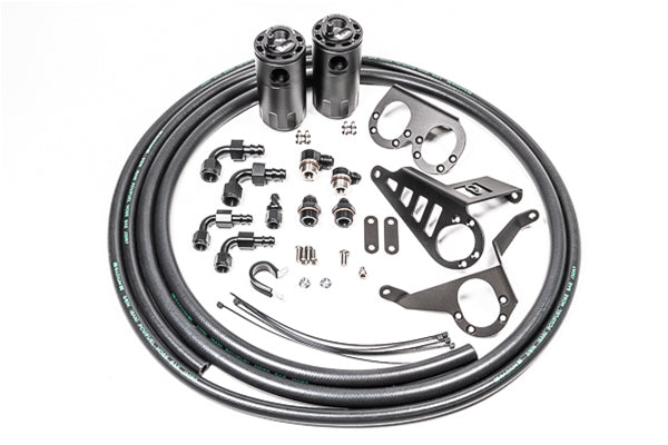 Radium - Direct-Fit Dual Catch Can Kit for Toyota Supra MK4 (JZA80)
