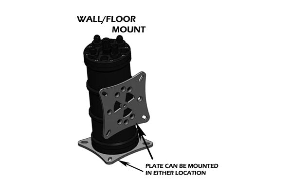Radium Fuel Surge Tank Universal Mounting Bracket Dimensions