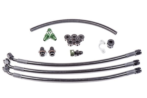 Radium Fuel Rail OEM Plumbing Kit Nissan VQ35DE (20-0468)