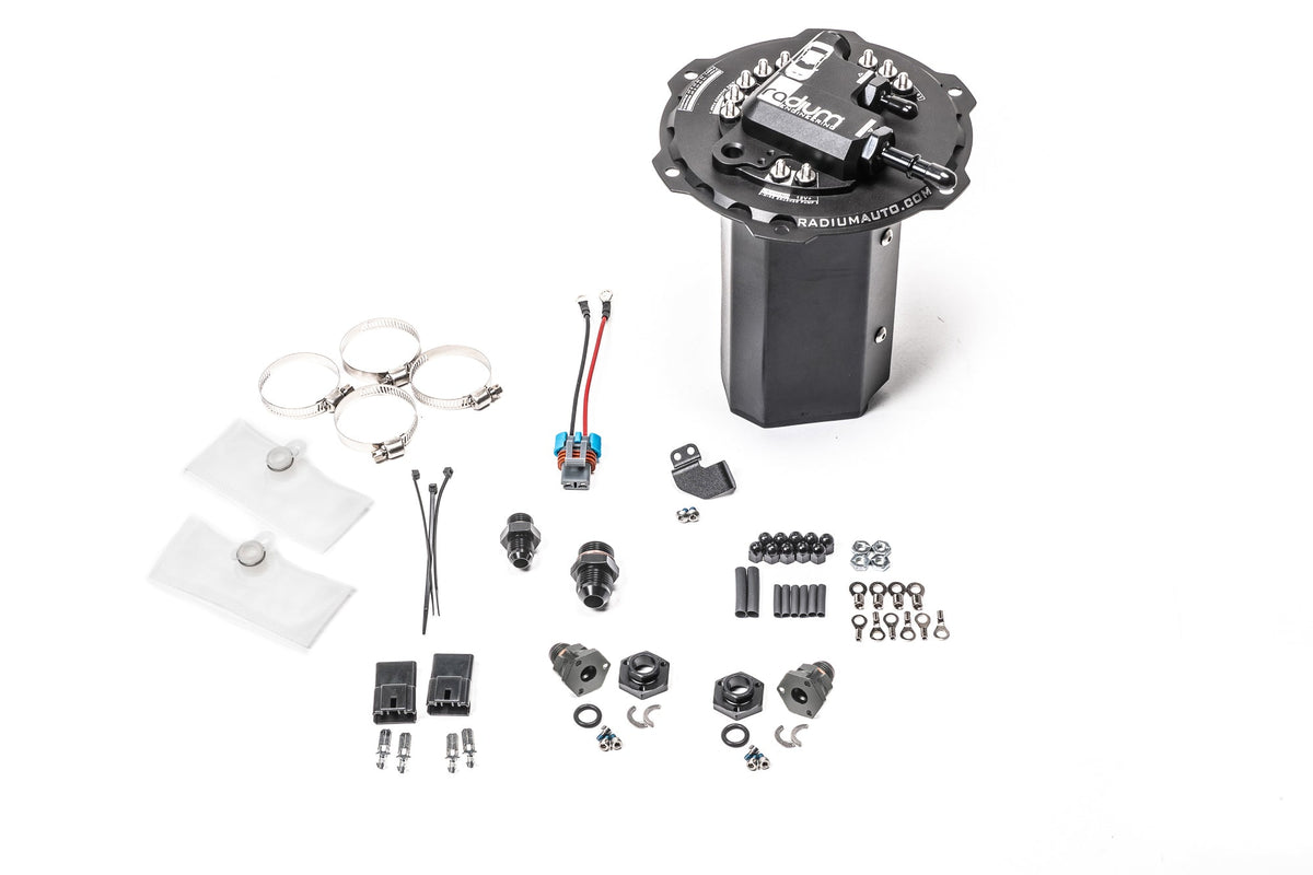 Radium - Fuel Pump Hanger for Mitsubishi EVO X (CZ4A) - Walbro F90000267/274/285 (Hellcat / E85)
