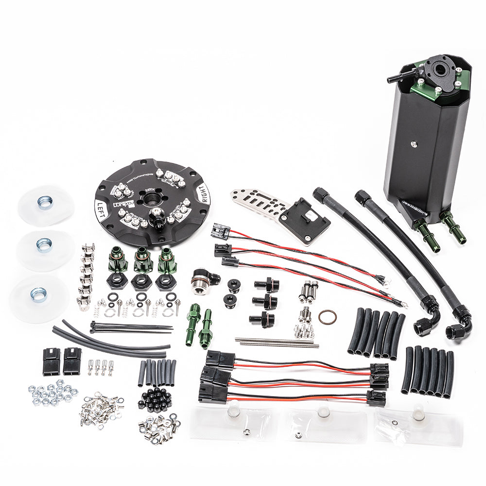 Radium - Fuel Pump Hanger for Nissan R35 GT-R (VR38DETT) - Triple Pump Capable (Pumps Sold Separately)