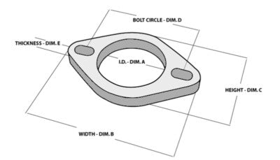 Vibrant - 2 Bolt Exhaust Flanges