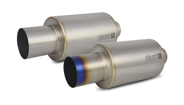 Vibrant - Titanium Universal Mufflers with Exhaust Tip