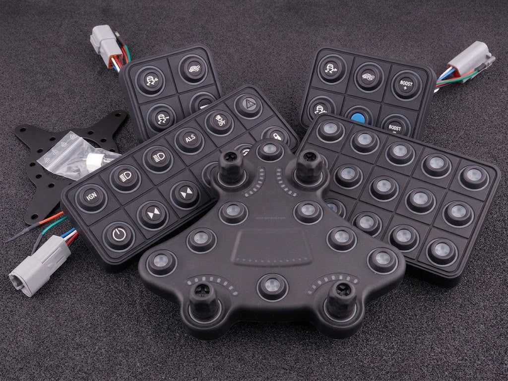 MaxxECU - CAN keypad multi color LED