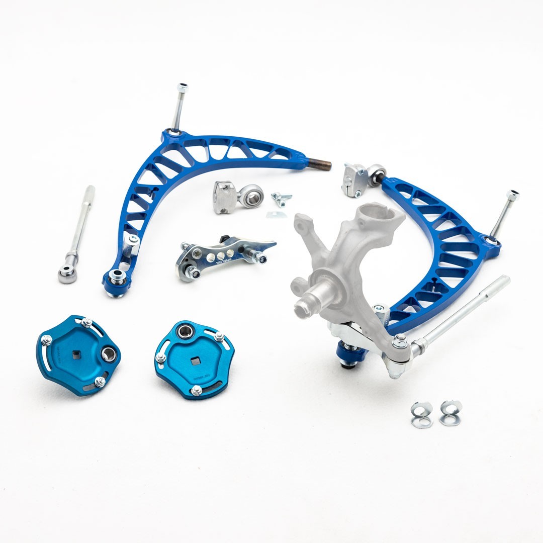 Wisefab - BMW E46 E46M Front Long Trail Drift Angle Lock Kit V2