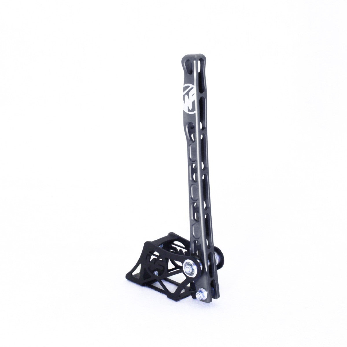 Wisefab - Billet Hydraulic Handbrake (Forward Facing Cylinder) - Grey / Short (390mm) / Without Master Cylinder