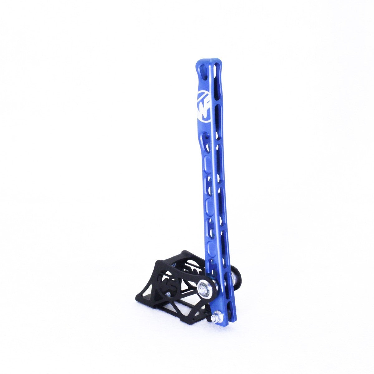 Wisefab - Billet Hydraulic Handbrake (Forward Facing Cylinder) - Navy / Short (390mm) / Without Master Cylinder