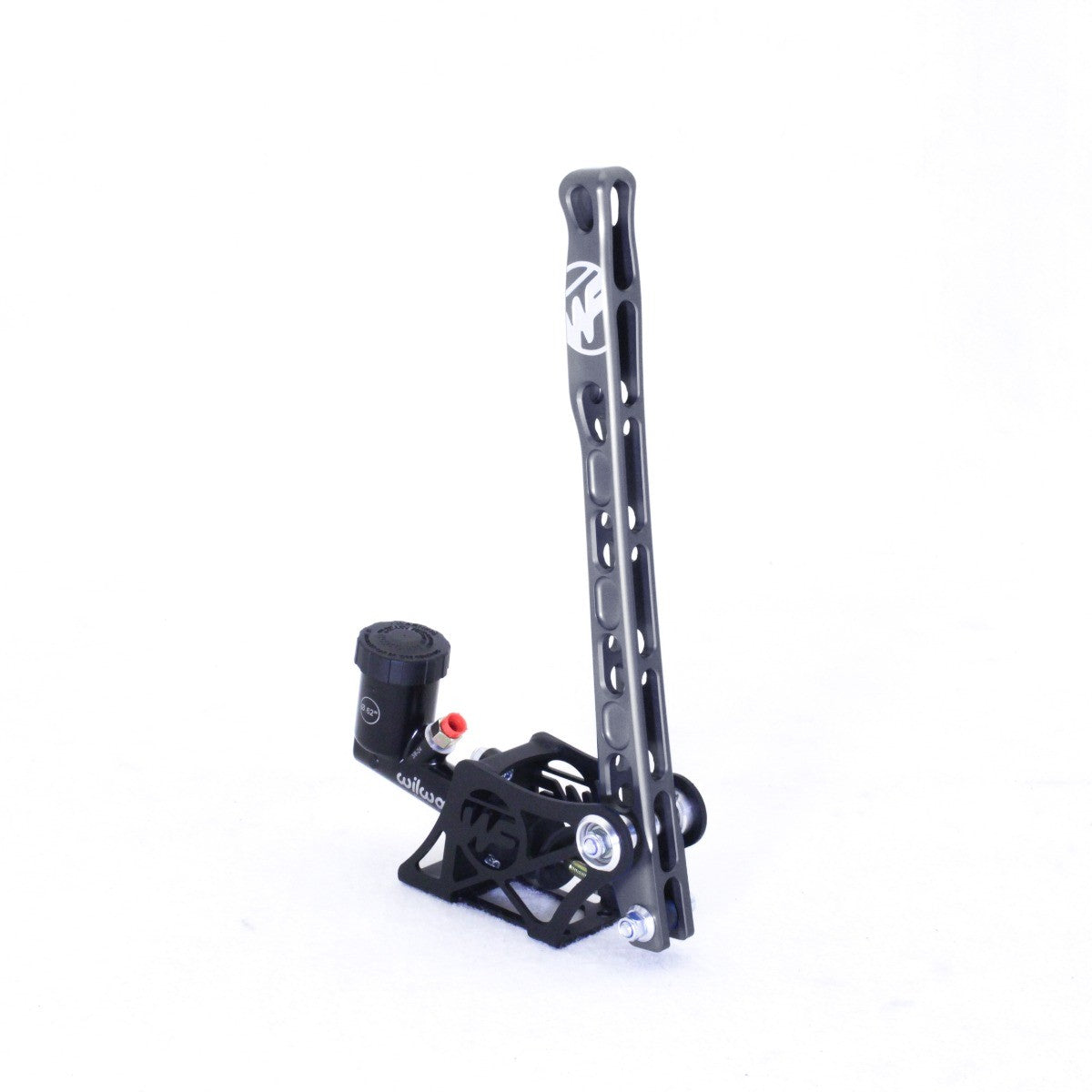 Wisefab - Billet Hydraulic Handbrake (Forward Facing Cylinder) - Grey / Short (390mm) / Wilwood Integral Cylinder