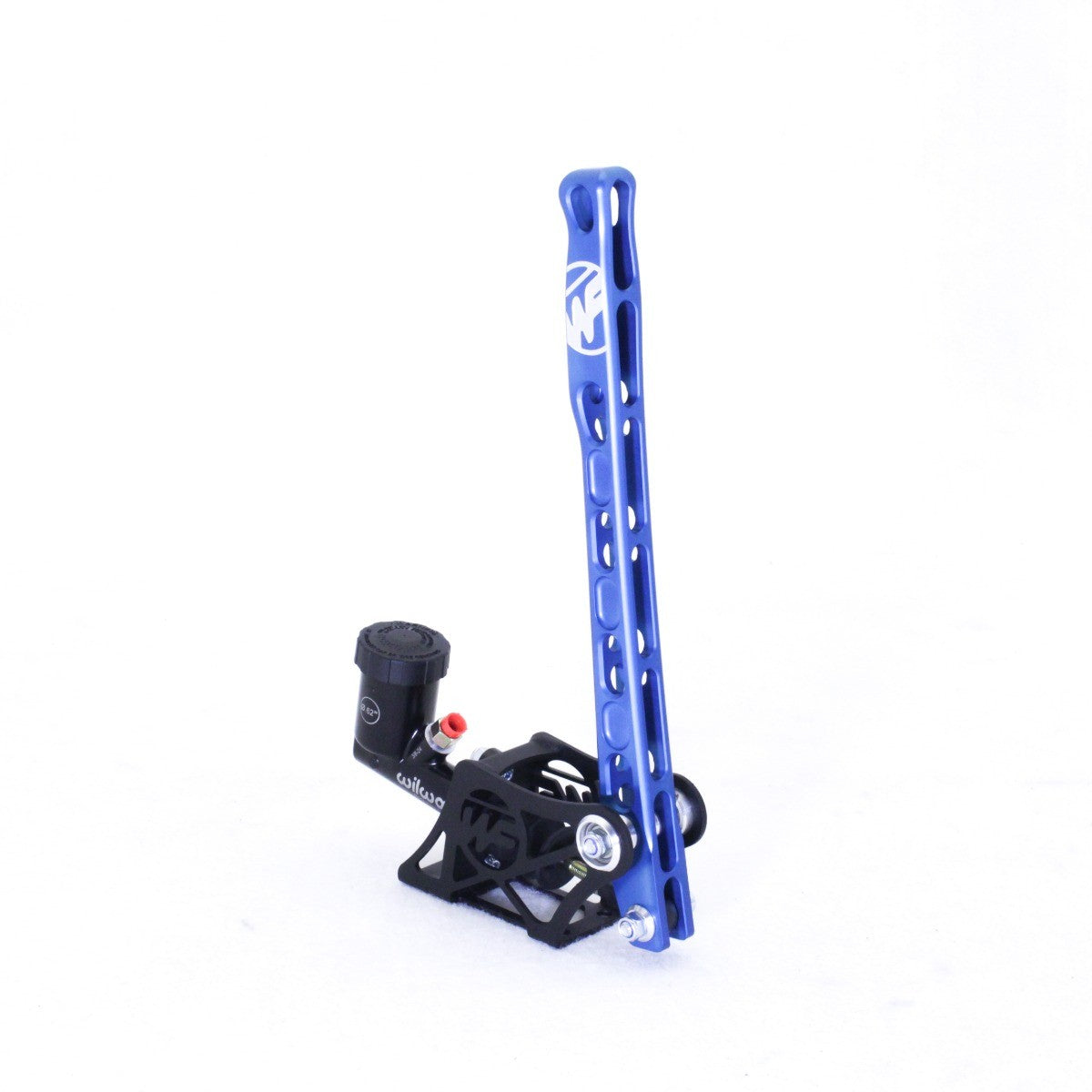 Wisefab - Billet Hydraulic Handbrake (Forward Facing Cylinder) - Navy / Short (390mm) / Wilwood Integral Cylinder