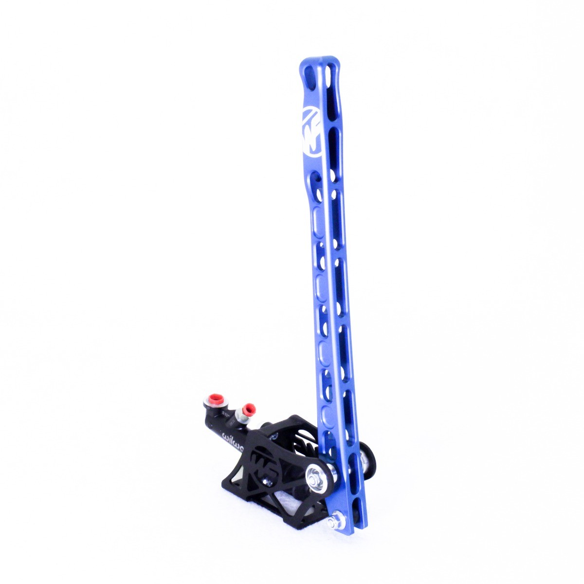 Wisefab - Billet Hydraulic Handbrake (Forward Facing Cylinder) - Navy / Long (450mm) / Wilwood Remote Cylinder