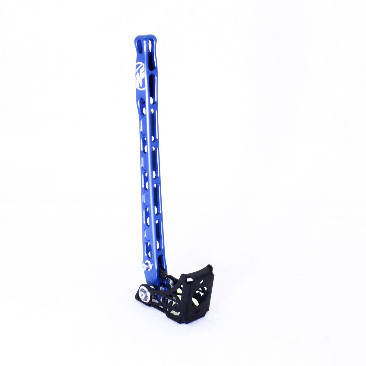 Wisefab - Billet Hydraulic Handbrake (Rearward Facing Cylinder) - Navy / Long (450mm) / Without Master Cylinder