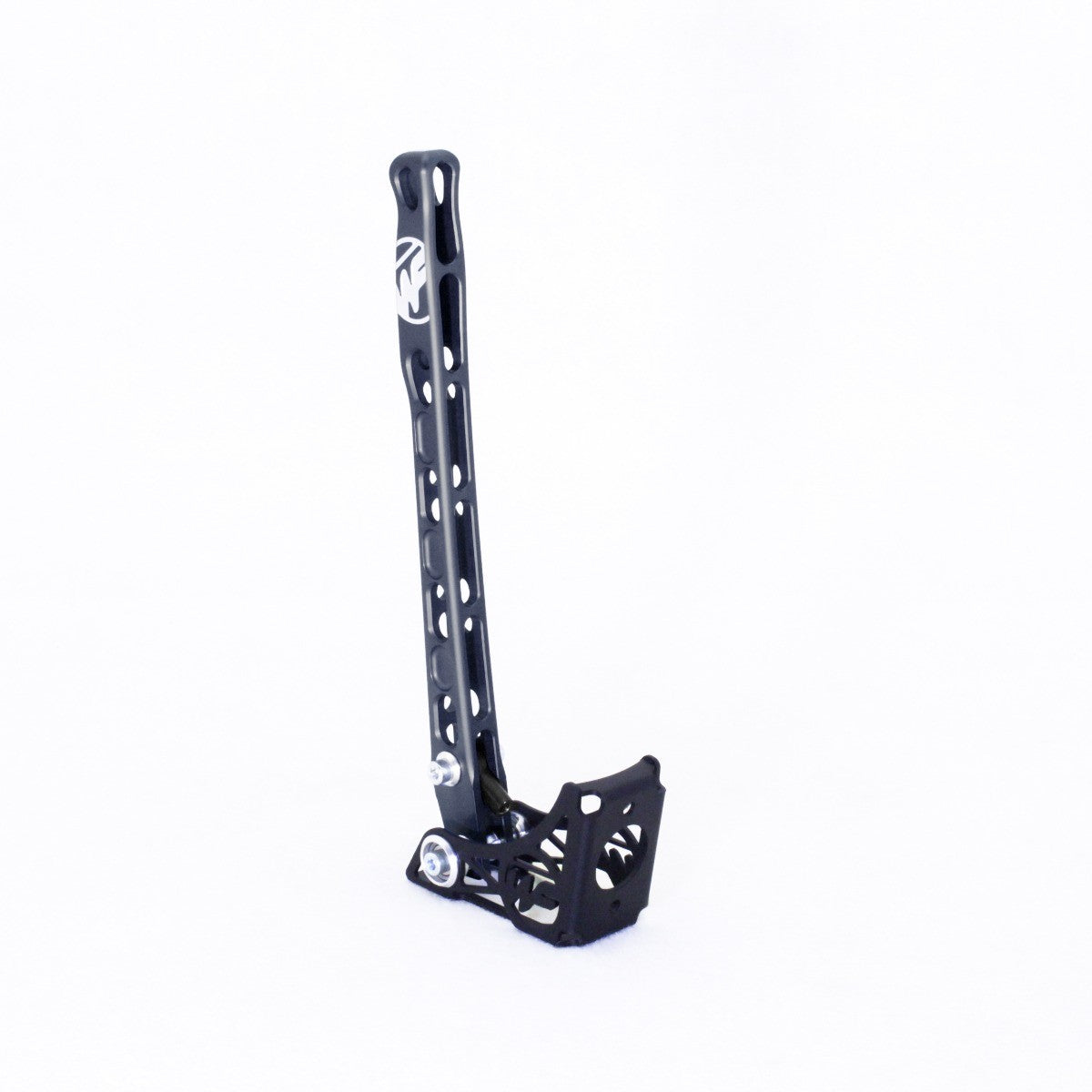 Wisefab - Billet Hydraulic Handbrake (Rearward Facing Cylinder) - Grey / Short (390mm) / Without Master Cylinder