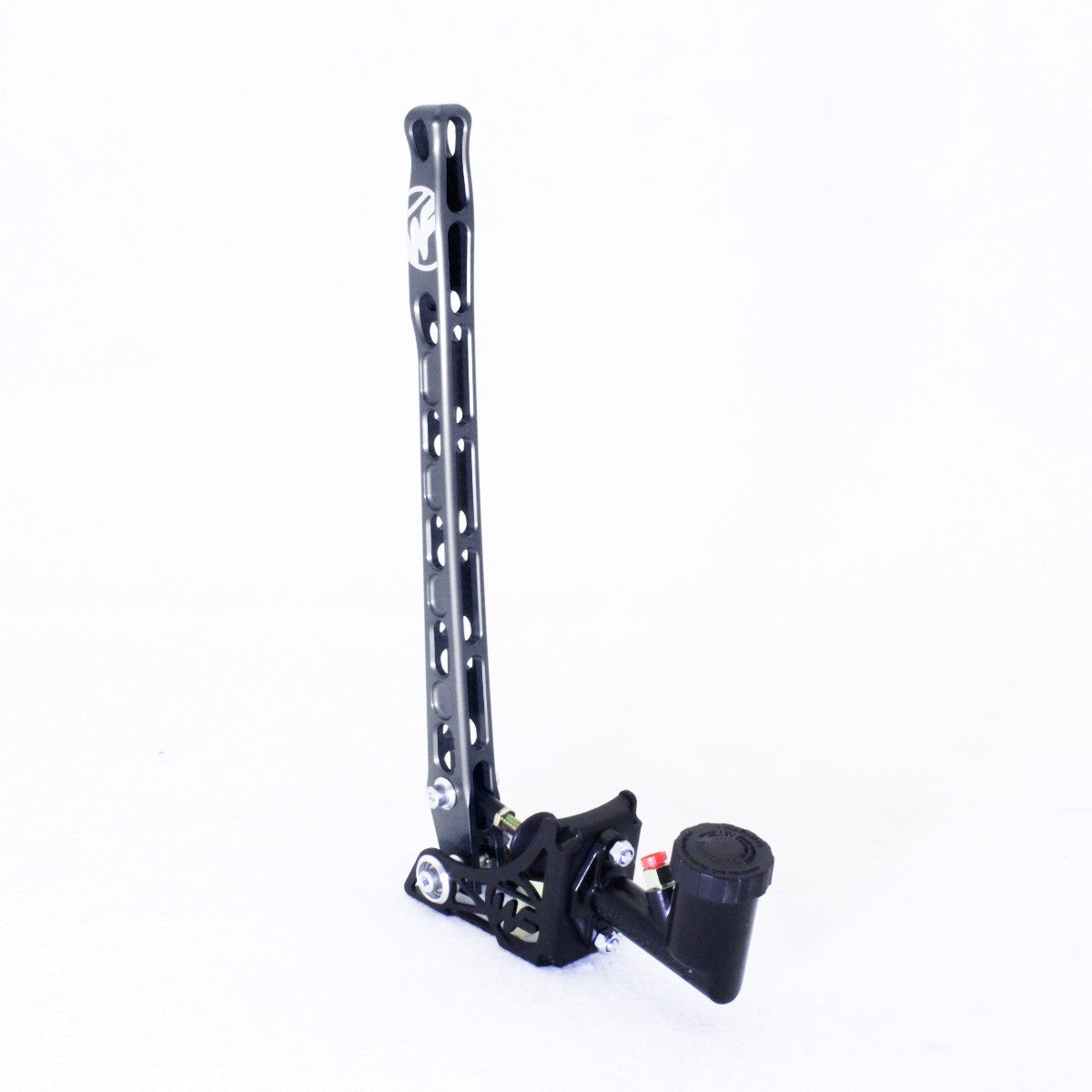 Wisefab - Billet Hydraulic Handbrake (Rearward Facing Cylinder) - Grey / Long (450mm) / Wilwood Integral Cylinder