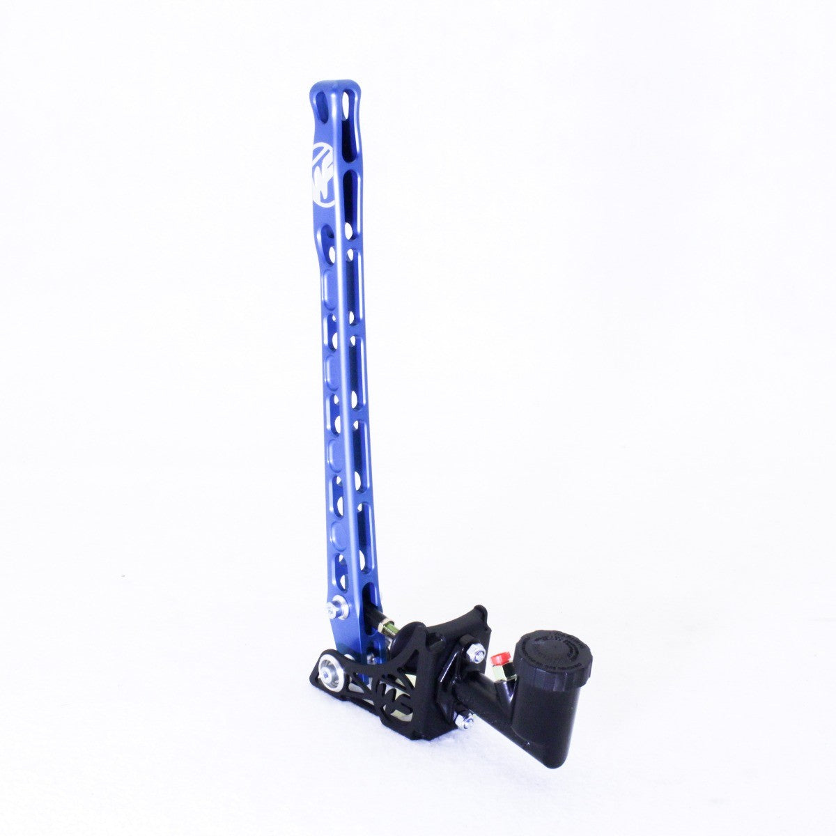 Wisefab - Billet Hydraulic Handbrake (Rearward Facing Cylinder) - Navy / Long (450mm) / Wilwood Integral Cylinder