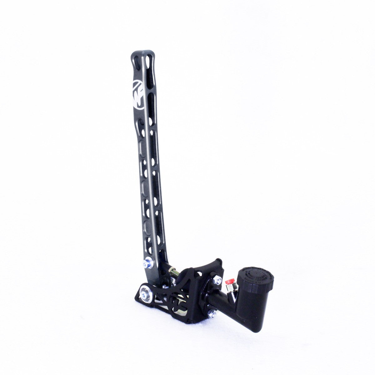 Wisefab - Billet Hydraulic Handbrake (Rearward Facing Cylinder) - Grey / Short (390mm) / Wilwood Integral Cylinder